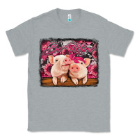 Heather Grey be mine valentine's day pigs Classic Tee - Jasminsmagicworld