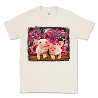 Natural be mine valentine's day pigs Classic Tee - Jasminsmagicworld