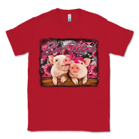 Red be mine valentine's day pigs Classic Tee - Jasminsmagicworld