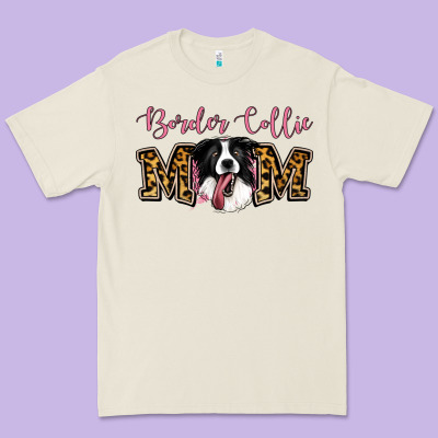 Border Collie Mom Premium Tee Designed By Jasminsmagicworld