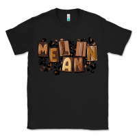Black melanin with leopard Classic Tee - CowGirlArtShop