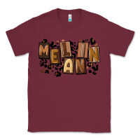 Burgundy melanin with leopard Classic Tee - CowGirlArtShop