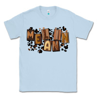 Dusty Blue melanin with leopard Classic Tee - CowGirlArtShop