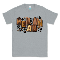 Heather Grey melanin with leopard Classic Tee - CowGirlArtShop