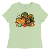 Matcha fall heart Ladies Tee - CowGirlArtShop