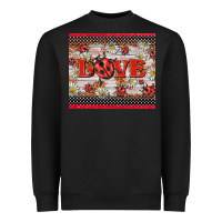 Black love ladybug Heavyweight Sweatshirt - BarkalooDesign