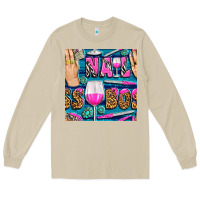 Mushroom nail boss money hand and wine with gemstone leopard and zebra seamless Long Sleeve Tee - BundleAndBundleShop