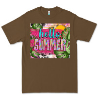 Cacao hello summer with cowhide Premium Tee - TumblerDesignByShophia