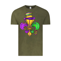 Vintage Olive fleur de lis Vintage Tee - OliviaCreatesArt