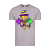Vintage Zinc fleur de lis Vintage Tee - OliviaCreatesArt