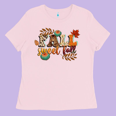 Fall Sweet Fall Ladies Tee Designed By Cowgirlartshop