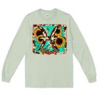 Matcha pisces turquoise cowhide Long Sleeve Tee - RanaPortraitStore
