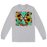 Moon Dust pisces turquoise cowhide Long Sleeve Tee - RanaPortraitStore