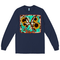 Pisces Turquoise Cowhide Long Sleeve Tee | Teevron