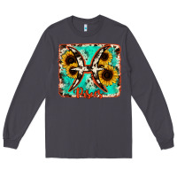 Smoke pisces turquoise cowhide Long Sleeve Tee - RanaPortraitStore