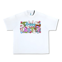 White Happy Easter Nurse Urban Heavy Tee - OliviaCreatesArt
