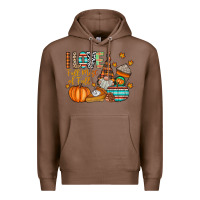 Chestnut i love fall most of fall Premium Hoodie - CowhideDigitalArt