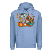 Colony Blue i love fall most of fall Premium Hoodie - CowhideDigitalArt