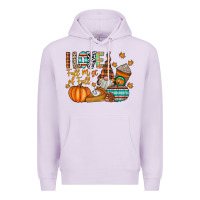 Lilac i love fall most of fall Premium Hoodie - CowhideDigitalArt