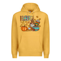 Mustard i love fall most of fall Premium Hoodie - CowhideDigitalArt