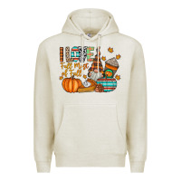 Oatmeal Heather i love fall most of fall Premium Hoodie - CowhideDigitalArt
