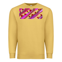 Antique Gold leopar and cowhide with heart candies Premium Sweatshirt - AdoDesignShop