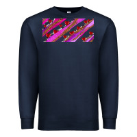Navy leopar and cowhide with heart candies Premium Sweatshirt - AdoDesignShop