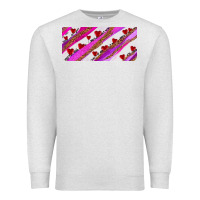 Oatmeal Heather leopar and cowhide with heart candies Premium Sweatshirt - AdoDesignShop