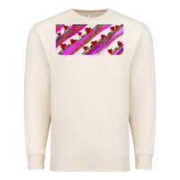 Sandshell leopar and cowhide with heart candies Premium Sweatshirt - AdoDesignShop
