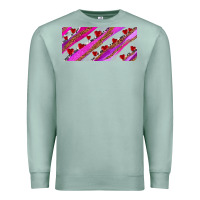 Seafoam leopar and cowhide with heart candies Premium Sweatshirt - AdoDesignShop