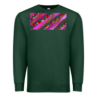 Sports Green leopar and cowhide with heart candies Premium Sweatshirt - AdoDesignShop