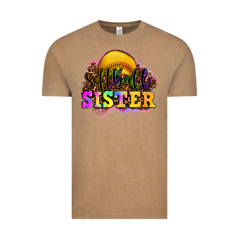 Softball Sister Vintage Tee by OliviaCreatesArt | Teevron