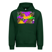 Forest Green mardi gras background Urban Hoodie - JahusDesignShop