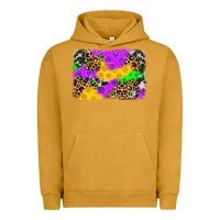 Pigment Peanut Butter mardi gras background Urban Hoodie - JahusDesignShop