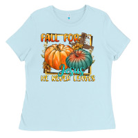 Baby Blue fall for jesus he never fails Ladies Tee - CowGirlArtShop