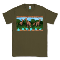 Army Green parasaurolophus sippy cup Classic Tee - Artiststas