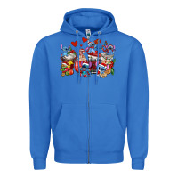 True Royal christmas stitch coffee cups Zipper Hoodie - AdoDesignShop