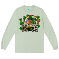 Matcha lucky mom St. Patricks Day Long Sleeve Tee - FaDigitalArtStudio