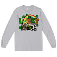 Moon Dust lucky mom St. Patricks Day Long Sleeve Tee - FaDigitalArtStudio