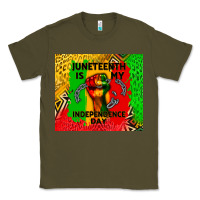 Army Green juneteenth is my independence day Classic Tee - CowGirlArtShop