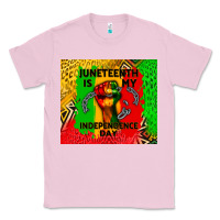 Bubblegum Pink juneteenth is my independence day Classic Tee - CowGirlArtShop