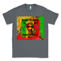 Charcoal Heather juneteenth is my independence day Classic Tee - CowGirlArtShop