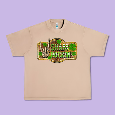 Shamrockin' St. Patrick's Day Urban Heavy Tee Designed By Oliviacreatesart