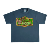 Midnight Navy Shamrockin' St. Patrick's Day Urban Heavy Tee - OliviaCreatesArt