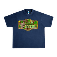 Navy Shamrockin' St. Patrick's Day Urban Heavy Tee - OliviaCreatesArt