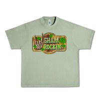 Oil Green Shamrockin' St. Patrick's Day Urban Heavy Tee - OliviaCreatesArt