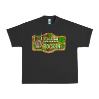 Pigment Black Shamrockin' St. Patrick's Day Urban Heavy Tee - OliviaCreatesArt