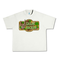 Pistachio Shamrockin' St. Patrick's Day Urban Heavy Tee - OliviaCreatesArt