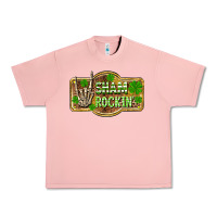 Salmon Shamrockin' St. Patrick's Day Urban Heavy Tee - OliviaCreatesArt