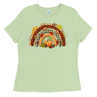 Matcha fall rainbow Ladies Tee - CowGirlArtShop